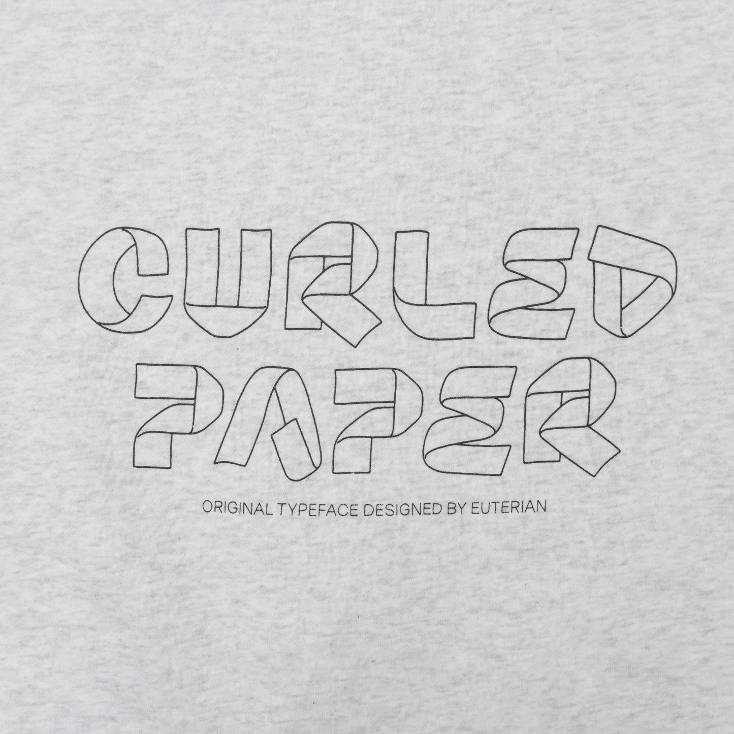 CURLED PAPER Crewneck Sweat