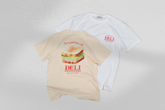 BEAMS  "DELI SHORT SLEEVE TEE"