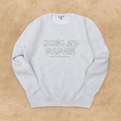 CURLED PAPER Crewneck Sweat