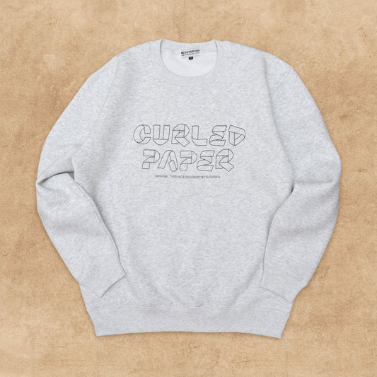 CURLED PAPER Crewneck Sweat