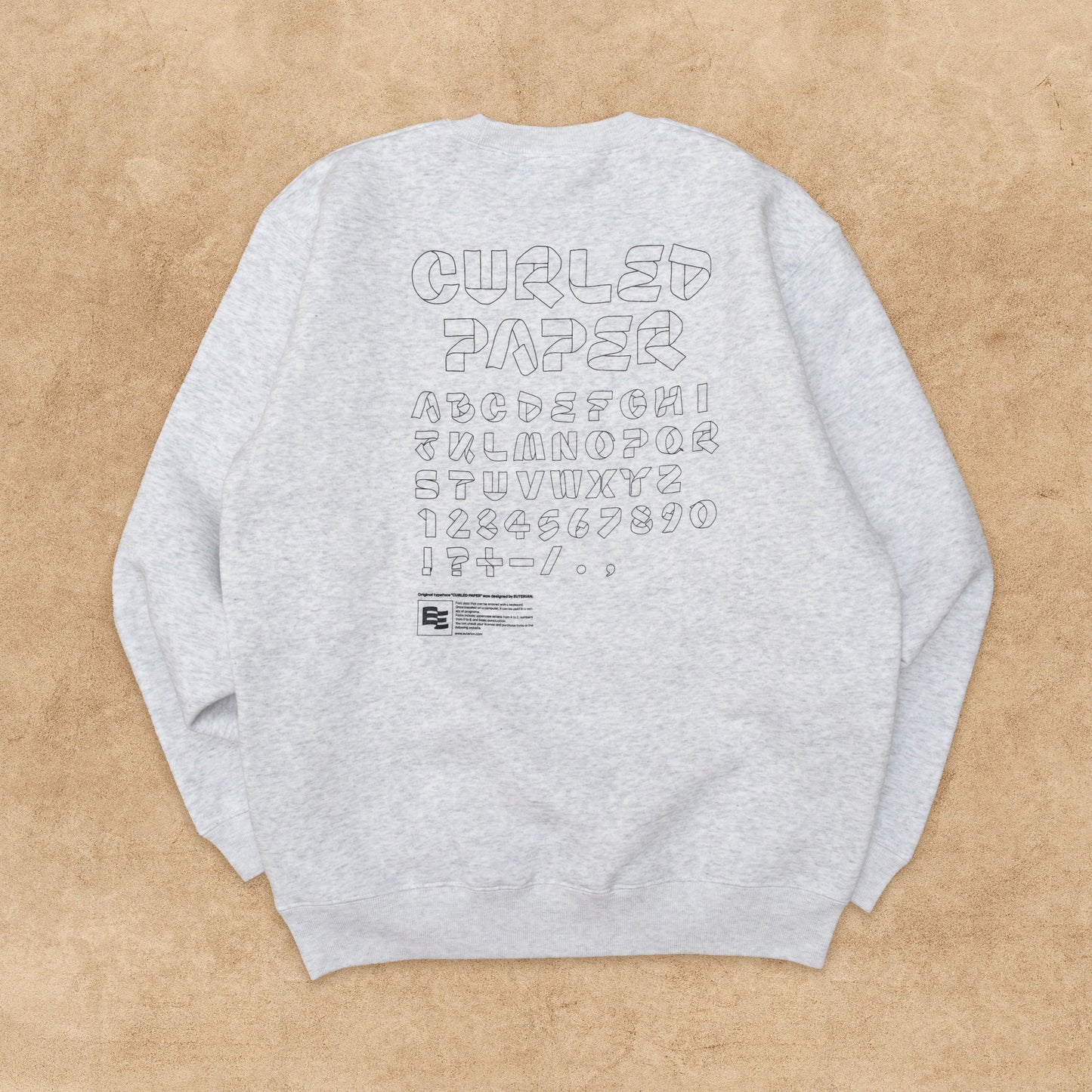 CURLED PAPER Crewneck Sweat